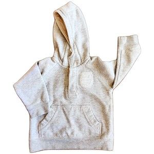 Burberry Baby Hooded Logo Sweatshirt Gray 12m
